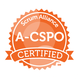 Scrum Alliance Advanced Certified Scrum Product Owner (A-CSPO) certification badge